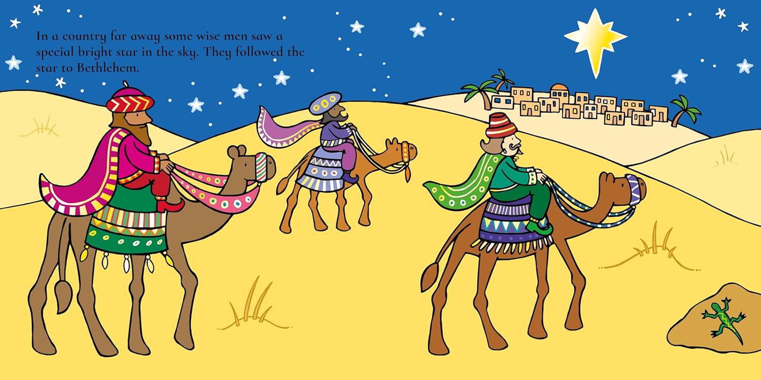 Touchy-Feely Nativity by Rachel Wells - Ages 0-5 - Board Book - Lets Buy Books