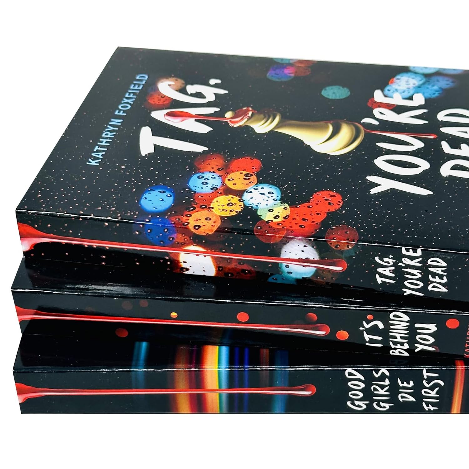 Kathryn Foxfield Collection 3 Books Set (It's Behind You, Good Girls Die First & Tag, You're Dead) - Lets Buy Books
