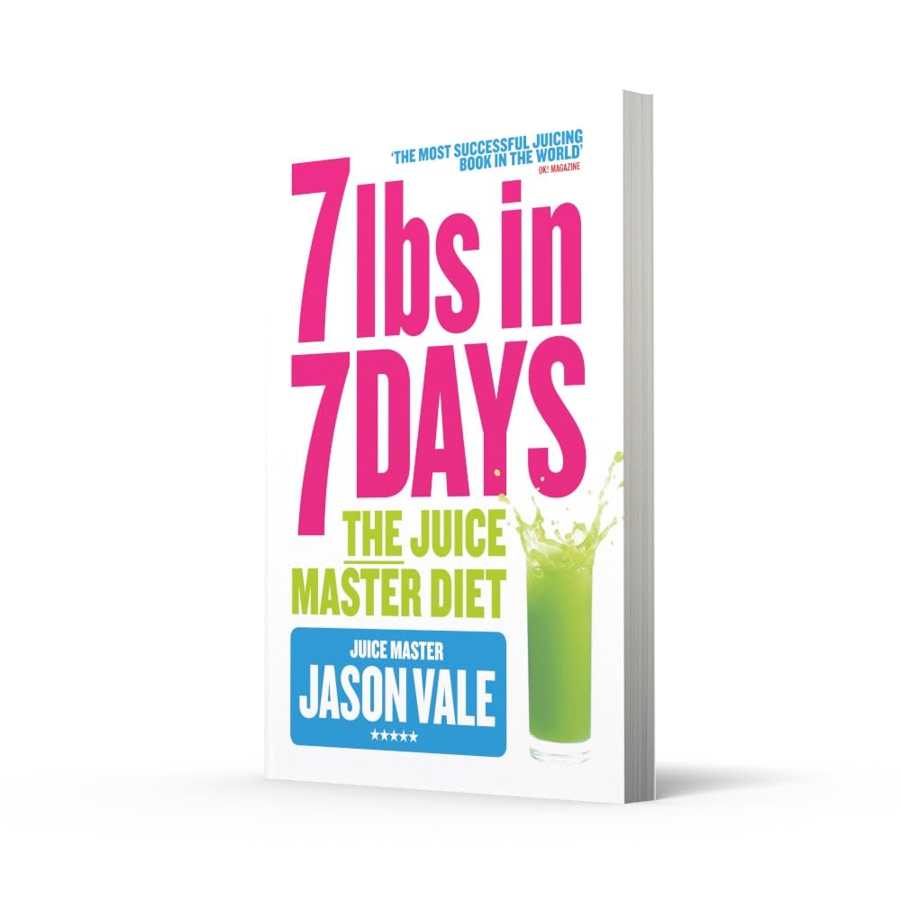 7lbs in 7 Days The Juice Master Diet by Jason Vale paperback - back cover detail