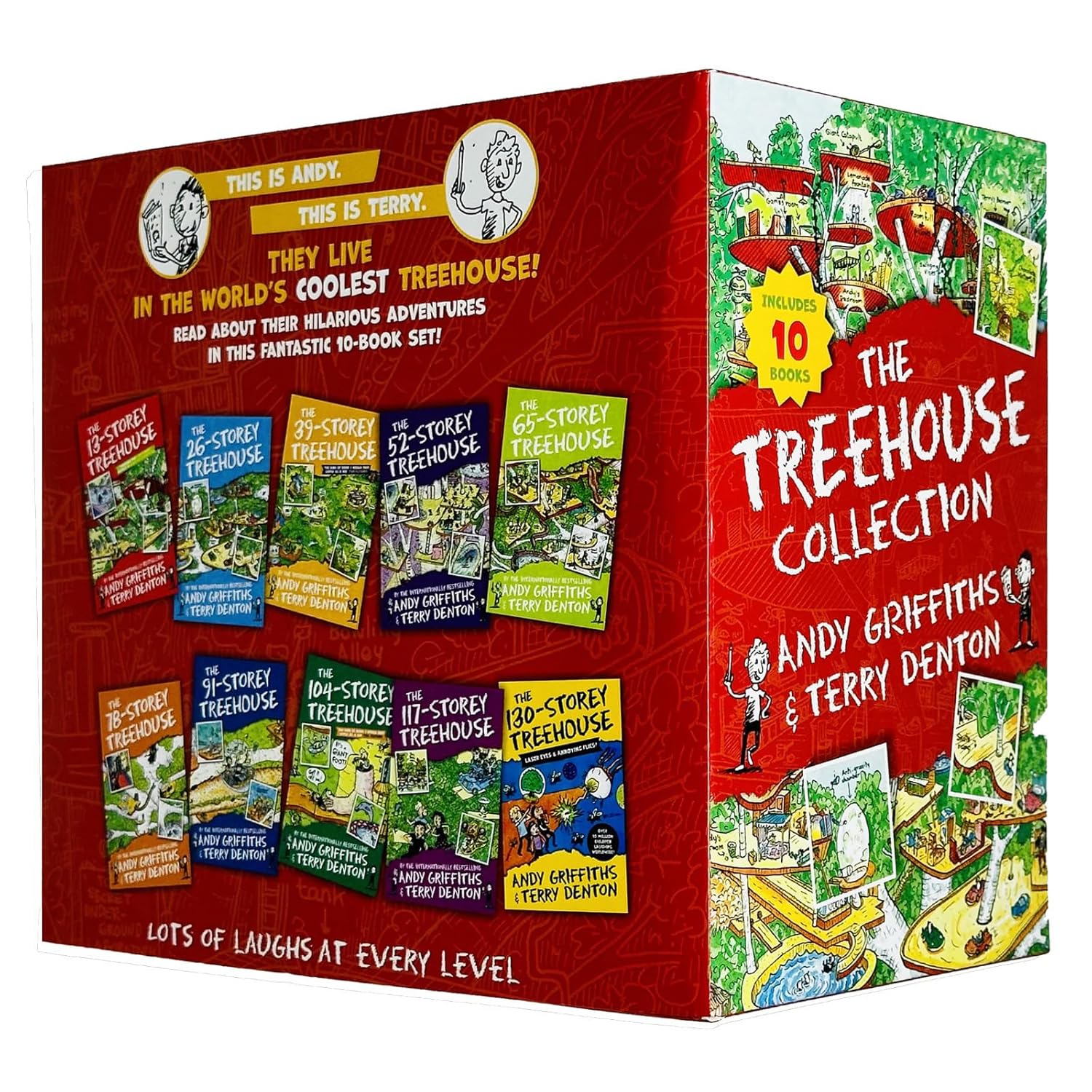 The Treehouse Storey Books 1 - 10 Collection Set by Andy Griffiths & Terry Denton - Lets Buy Books