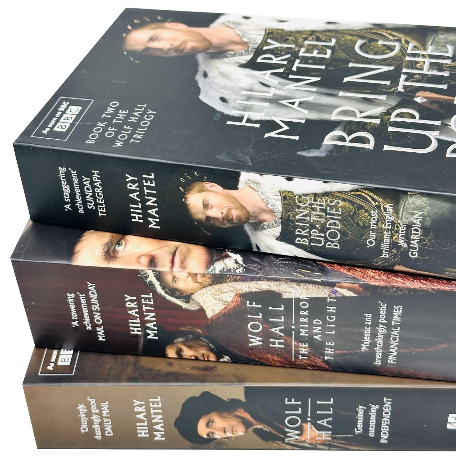 Wolf Hall Trilogy 3 Books Collection Set By Hilary Mantel (The Mirror and the Light) - Lets Buy Books
