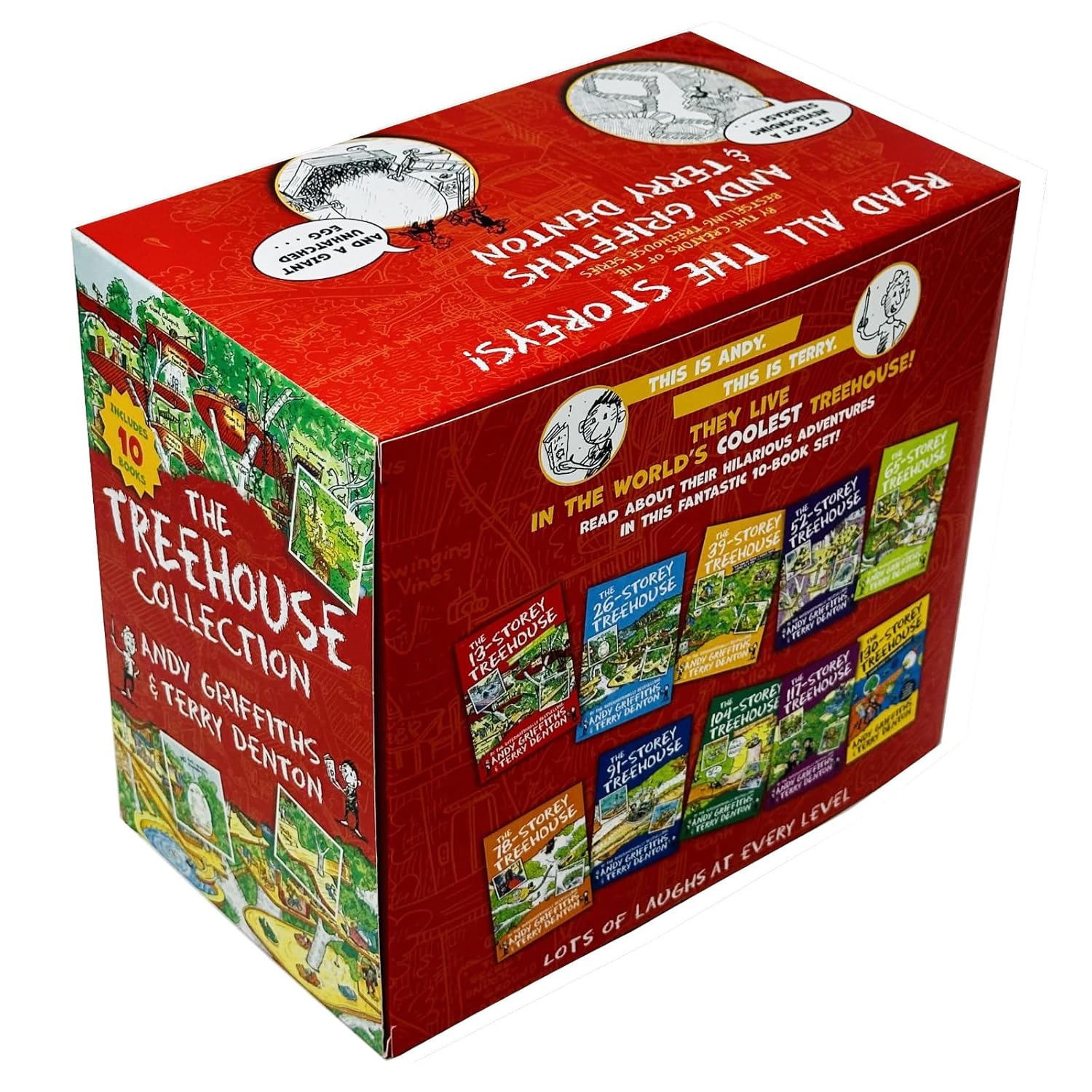 The Treehouse Storey Books 1 - 10 Collection Set by Andy Griffiths & Terry Denton - Lets Buy Books