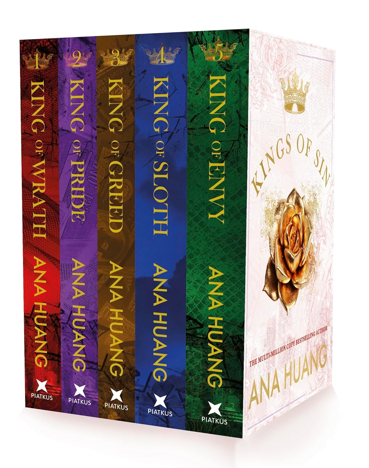 Kings of Sin Series by Ana Huang 5 Books Collection Box Set - Fiction - Paperback - Lets Buy Books