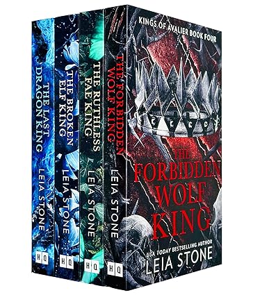 Kings of Avalier 4 Books Collection Set By Leia Stone (Last Dragon King, Broken Elf King) - Lets Buy Books