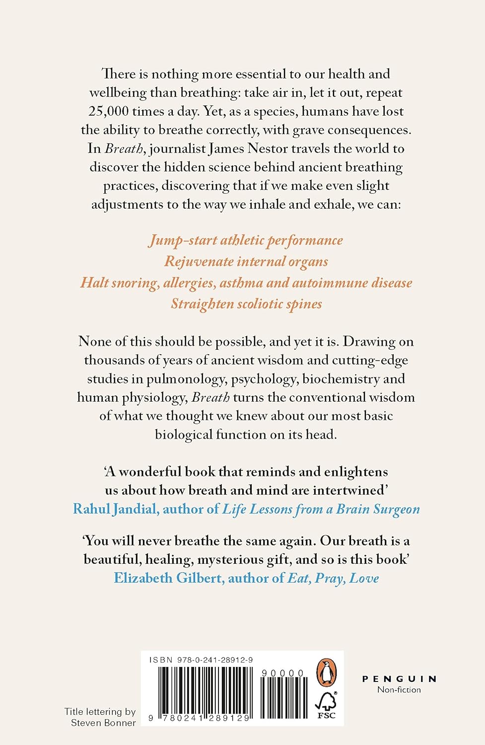 Breath: The New Science Of A Lost Art by James Nestor - Non Fiction - Paperback - Lets Buy Books