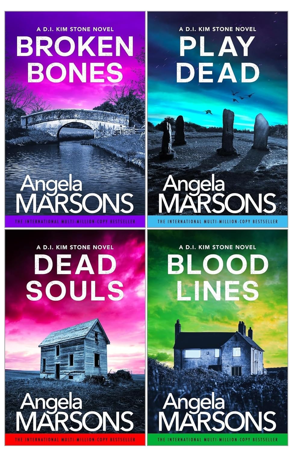 Detective Kim Stone Crime Thriller Series by Angela Marsons 4 Books Collection Set - Fiction - Hardback - Lets Buy Books