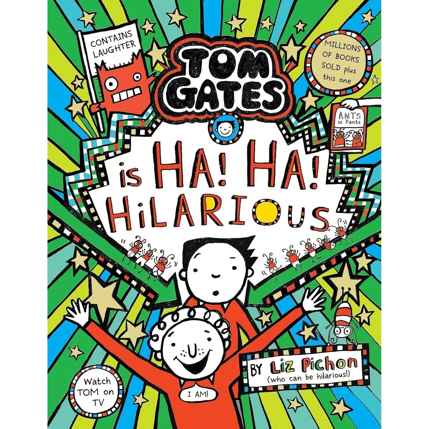 Tom Gates Series 4 Books Collection Set By Liz Pichon (Ha! Ha! Hilarious, Book of Everything) by Liz Pichon