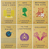 The Virginia Woolf Collection 6 Books Set A Room Of One's Own, Mrs Dalloway, Waves - Lets Buy Books