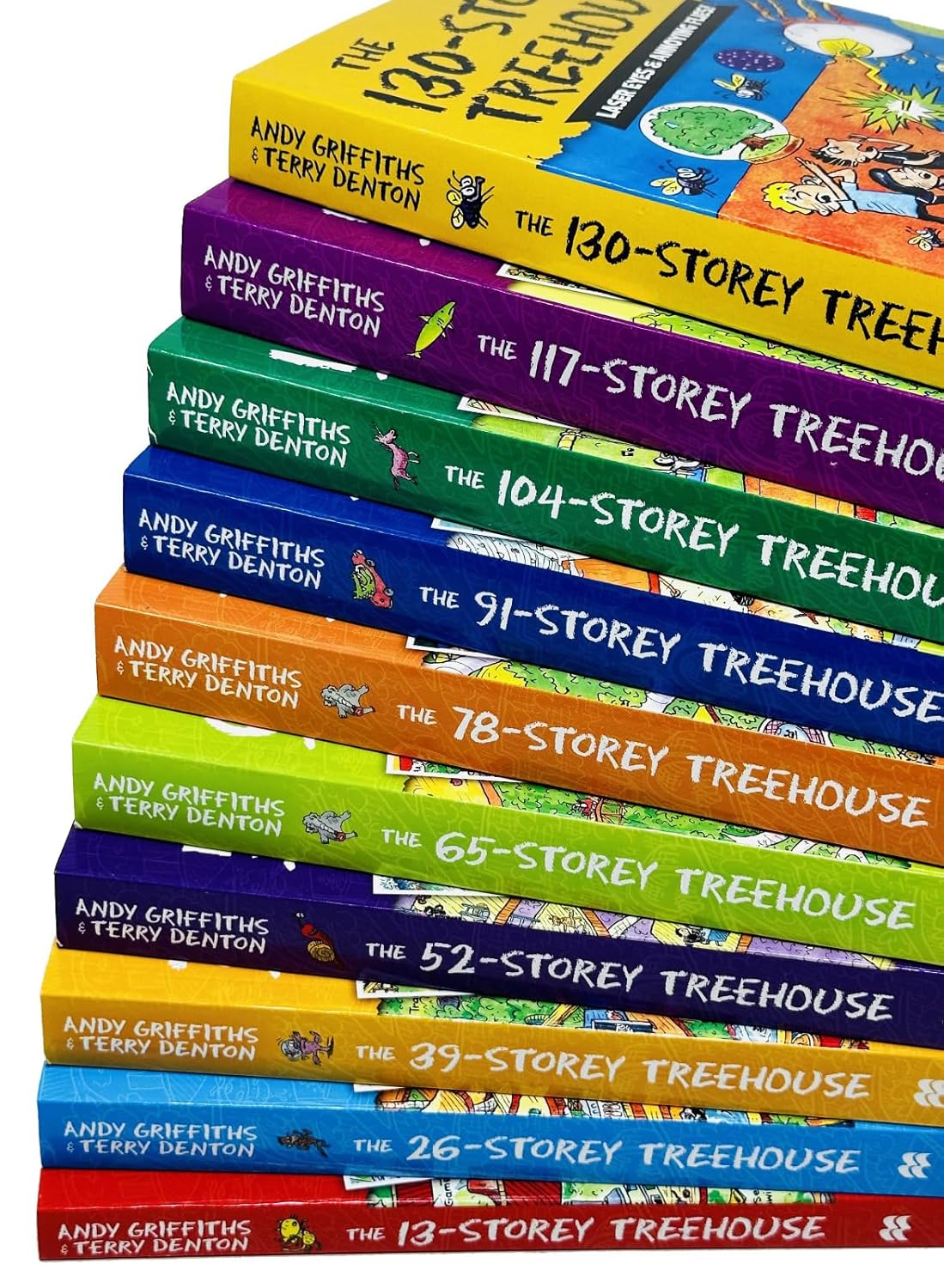 The Treehouse Storey Books 1 - 10 Collection Set by Andy Griffiths & Terry Denton - Lets Buy Books