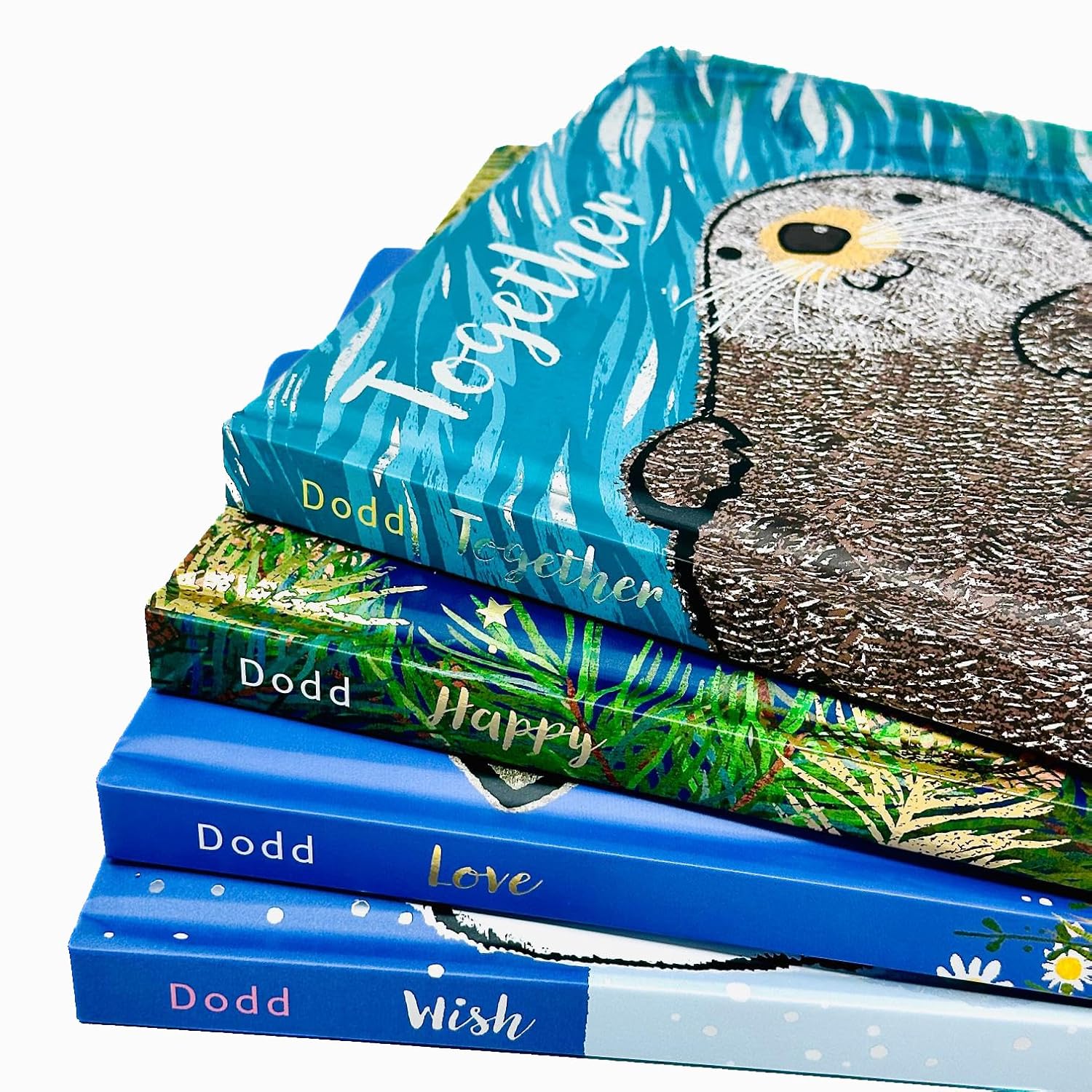 Emma Dodd Animal Series Collection 4 Books Set (Together, Love, Happy, Wish) - Lets Buy Books