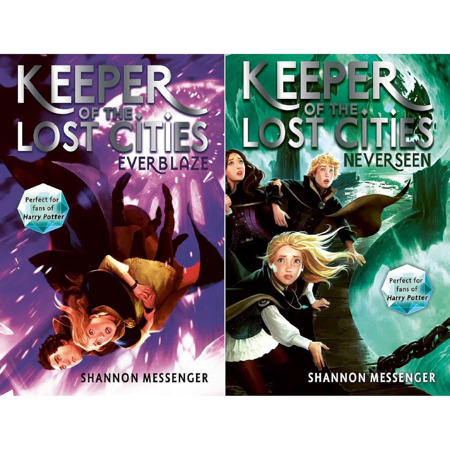 Keeper of the Lost Cities by Shannon Messenger 10 Books Collection Set - Young Adult - Paperback - Lets Buy Books