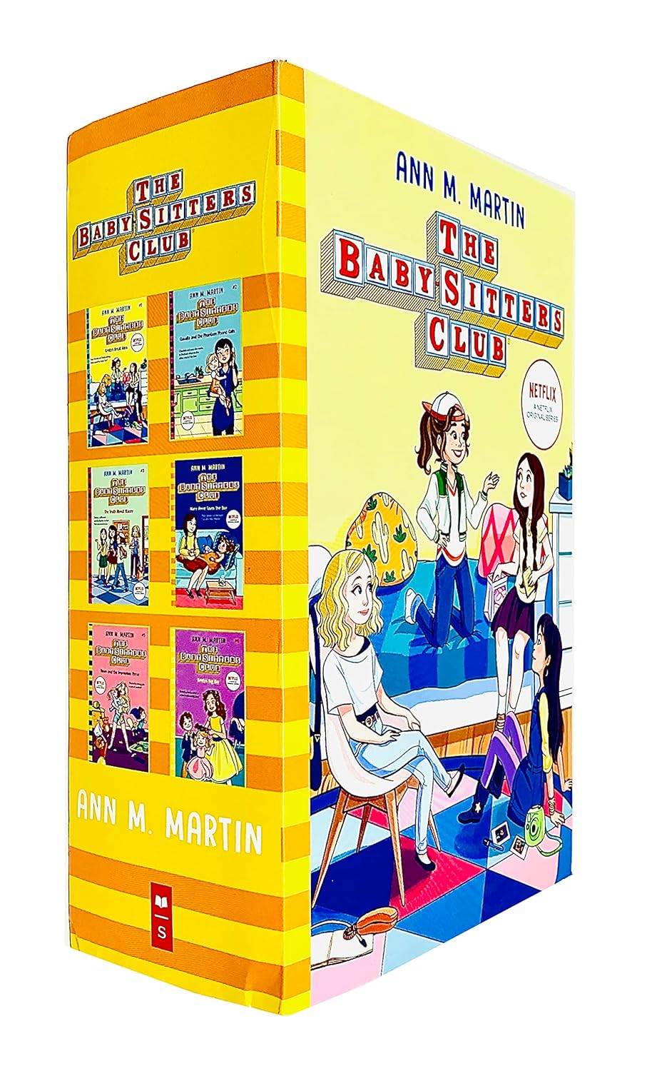 Ann M. Martin The Babysitters Club 6 Book Collection Classic Middle Grade Series Edition - Lets Buy Books