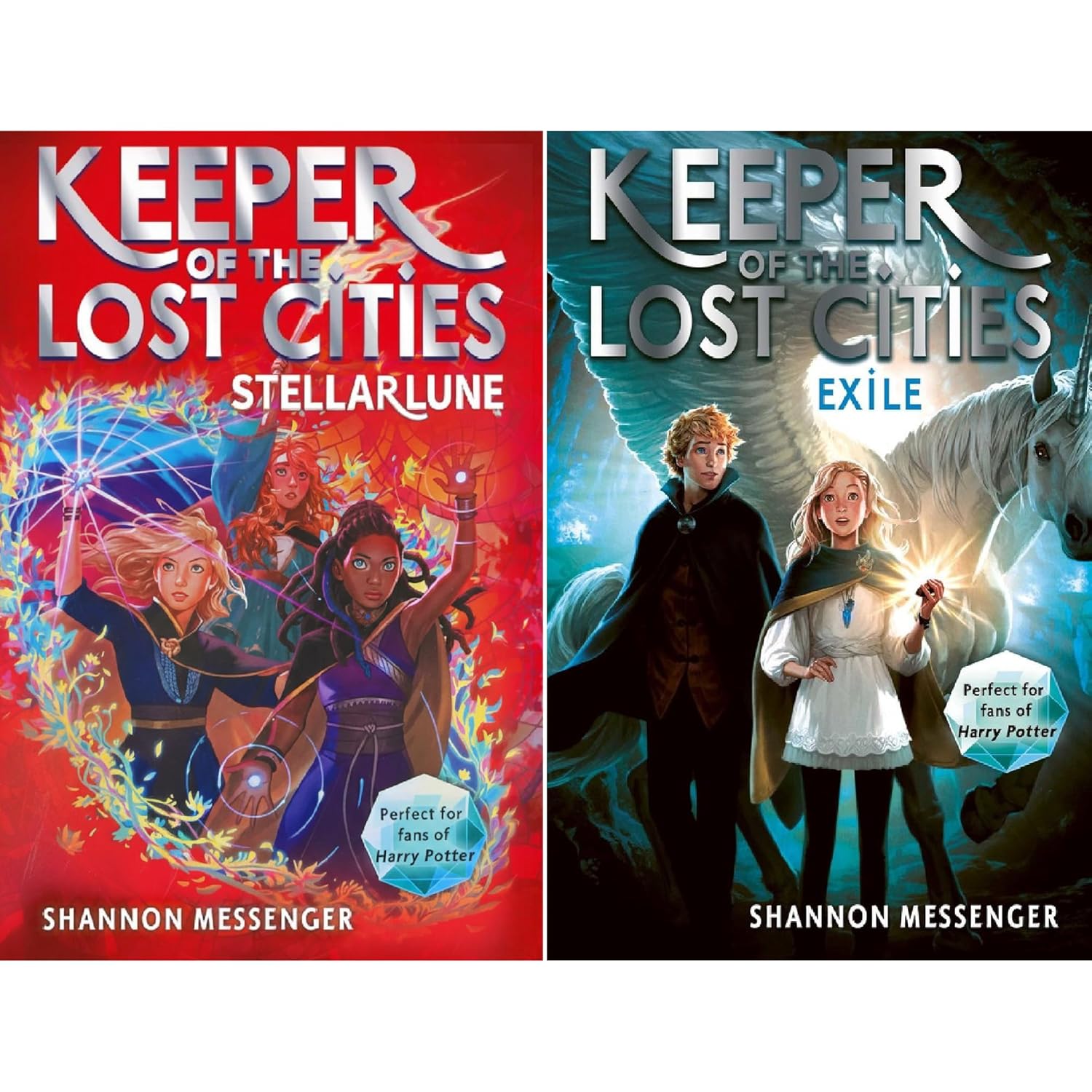 Keeper of the Lost Cities by Shannon Messenger 10 Books Collection Set - Young Adult - Paperback - Lets Buy Books