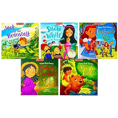 Children Classic Fairytale Bed Time Stories Adventure 10 Picture Books Collection Set - Lets Buy Books