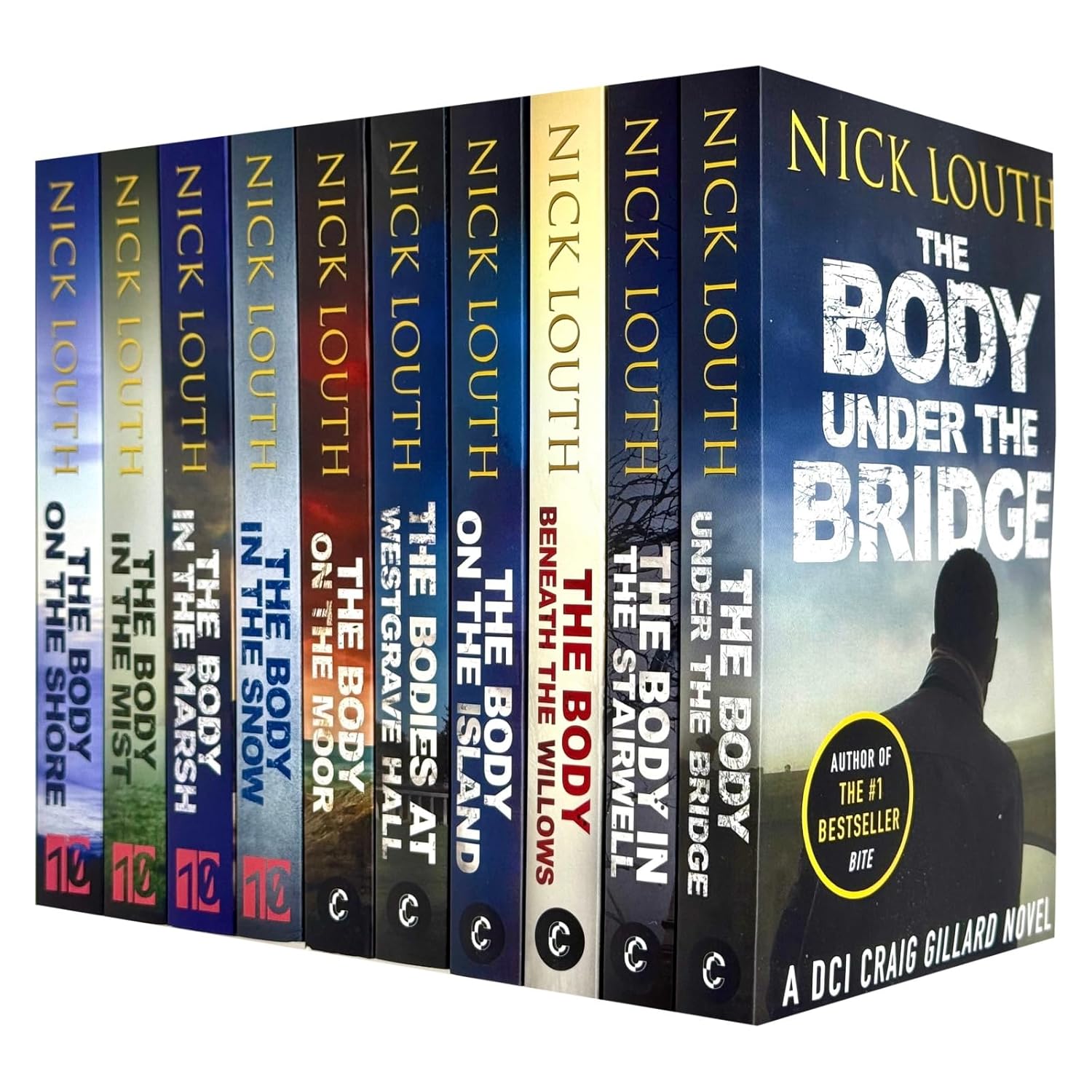 DCI Craig Gillard Crime Thrillers Series by Nick Louth 10 Books Collection Set-Fiction-Paperback - Lets Buy Books