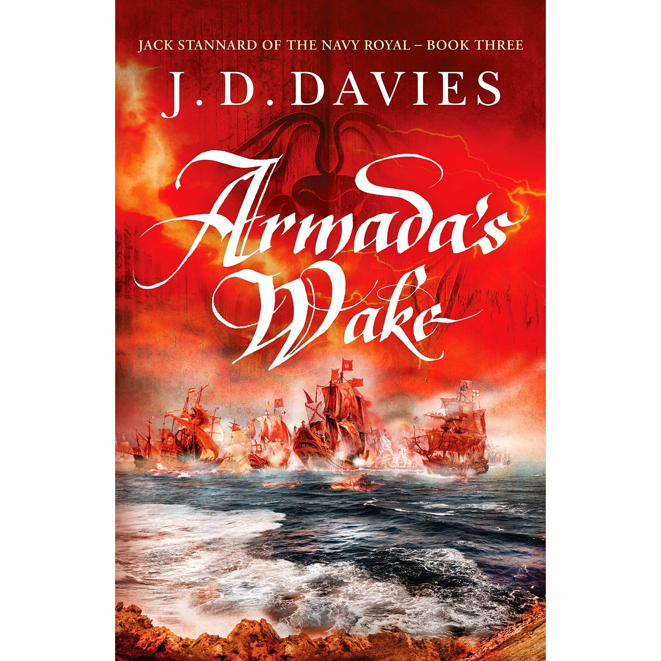 J D Davies 3 Books Collection Set (Destiny's Tide, Battle's Flood, Armada's Wake) - Lets Buy Books