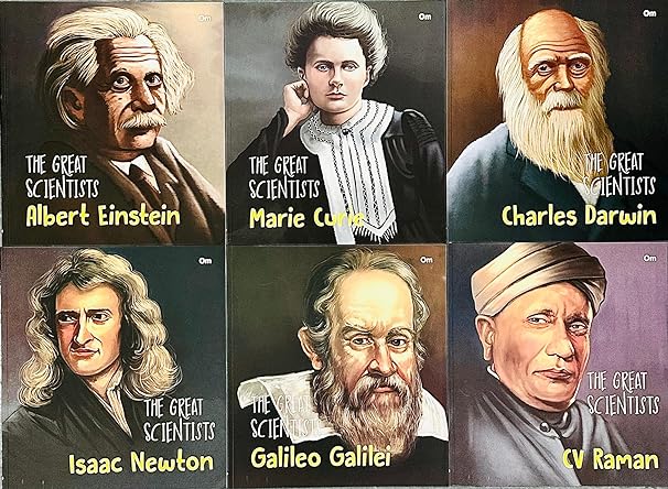 The Great scientists 6 Books Collection (Albert Einstein, Marie Curie, Charles Darwin) - Lets Buy Books