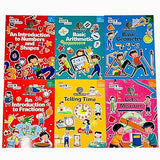 My First Maths Library set of 6 books [Level 1-3] Numbers and Shapes, Basic Geometry - Lets Buy Books