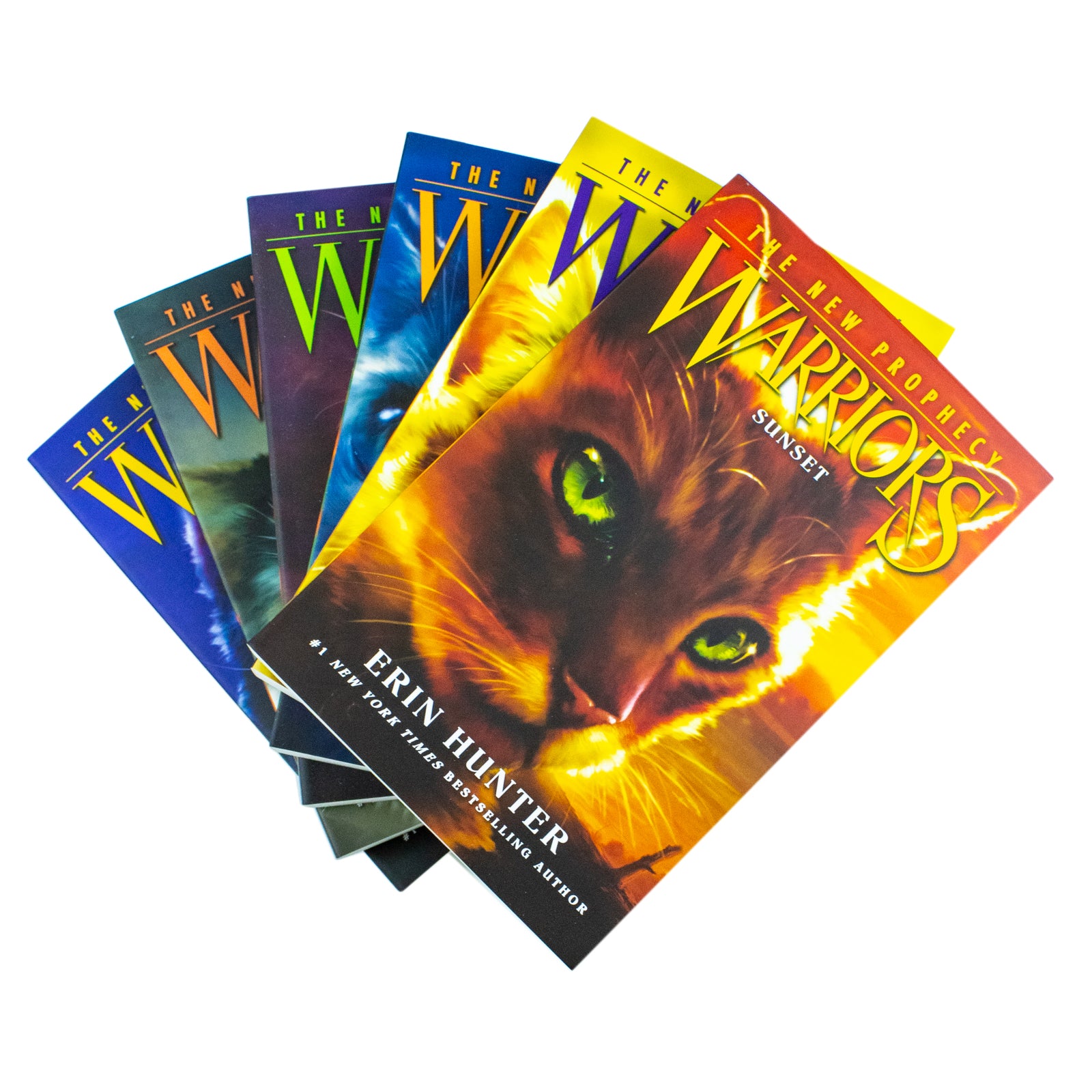Warrior Cats Series 2: The New Prophecy by Erin Hunter 6 Books Set (Sunset, Twilight, Dawn) - Lets Buy Books