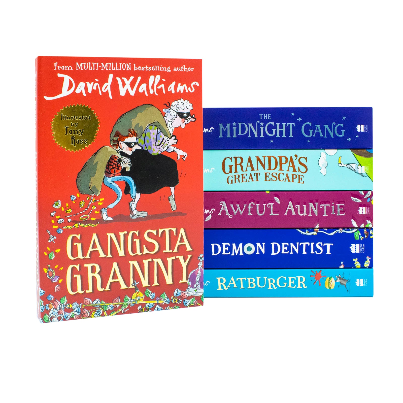 The World of David Walliams: The Amazing Adventures 6 Books Collection Box Set - Lets Buy Books