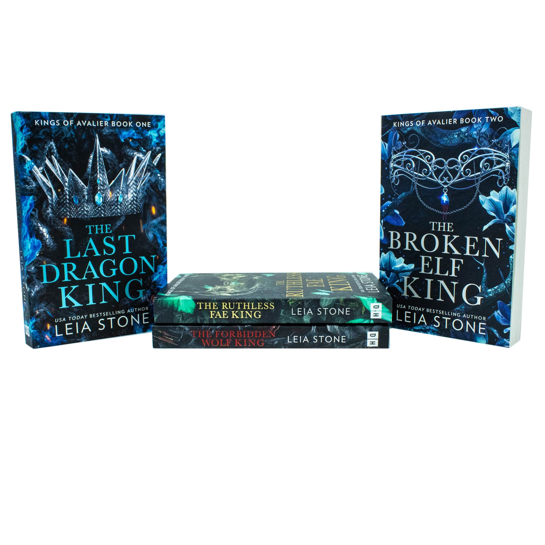 Kings of Avalier 4 Books Collection Set By Leia Stone (Last Dragon King, Broken Elf King) - Lets Buy Books
