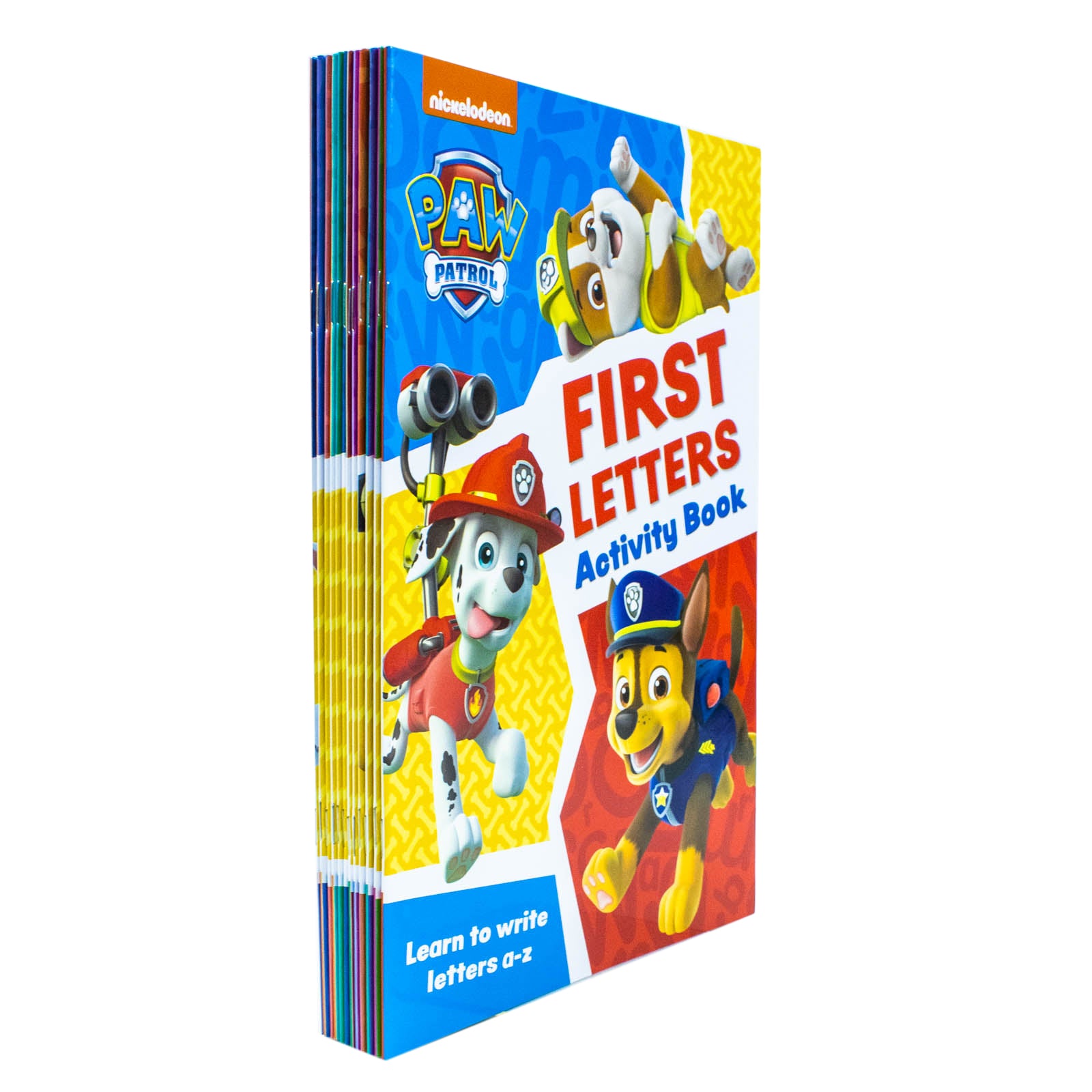 Paw Patrol Get set for school Activity 12 Books Collection Set (First Letters, Phonics,Writing) - Lets Buy Books