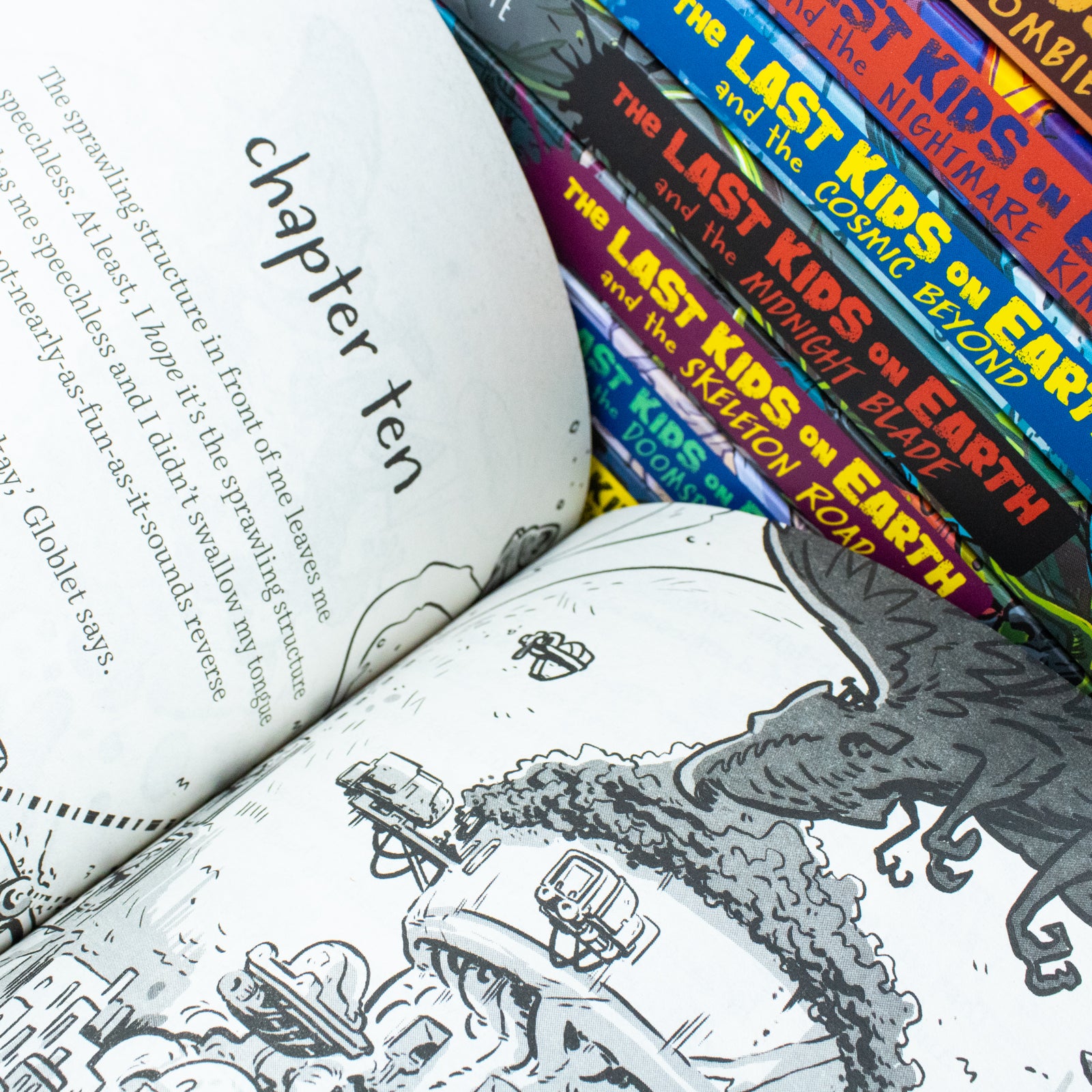 The Last Kids On Earth Series Books 1-9 Collection Set By Max Brallier Doomsday Race & More - Lets Buy Books