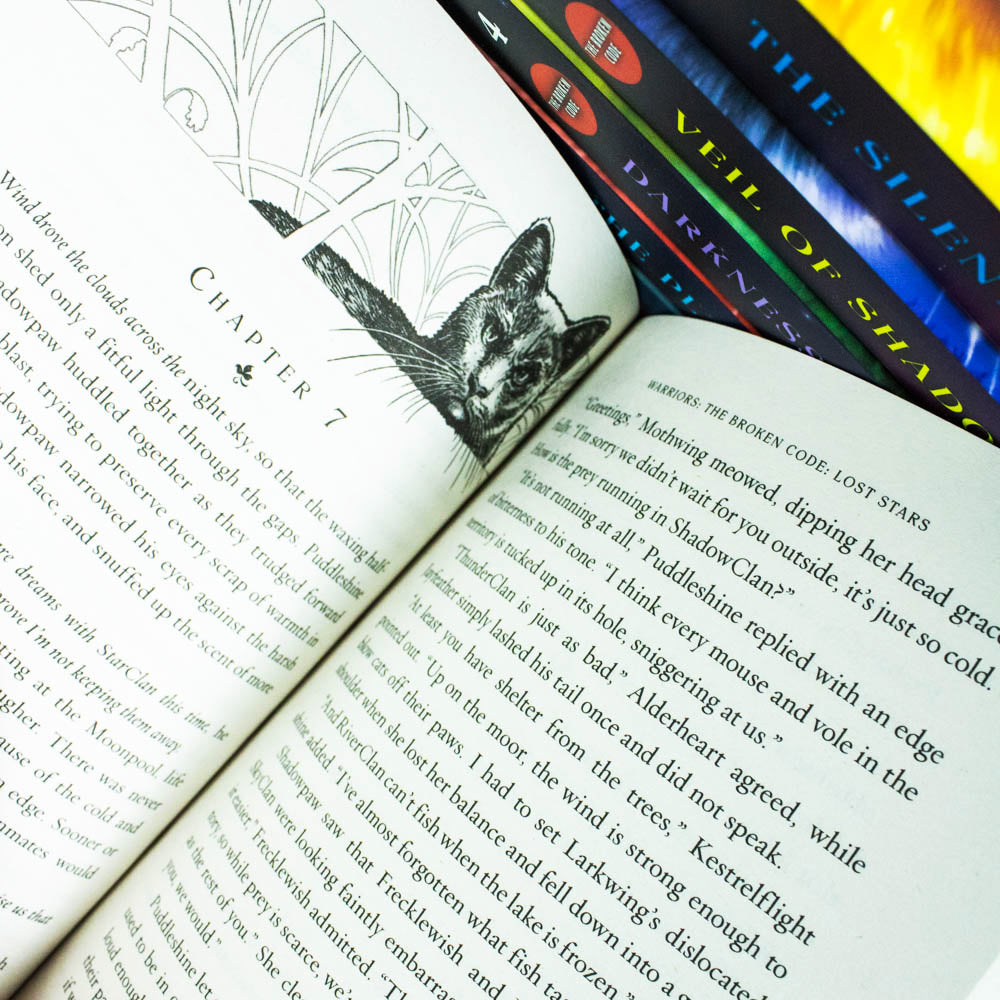 Warriors Cat The Broken Code (Series 7) 1-6 Books Collection Set By Erin Hunter - Lets Buy Books