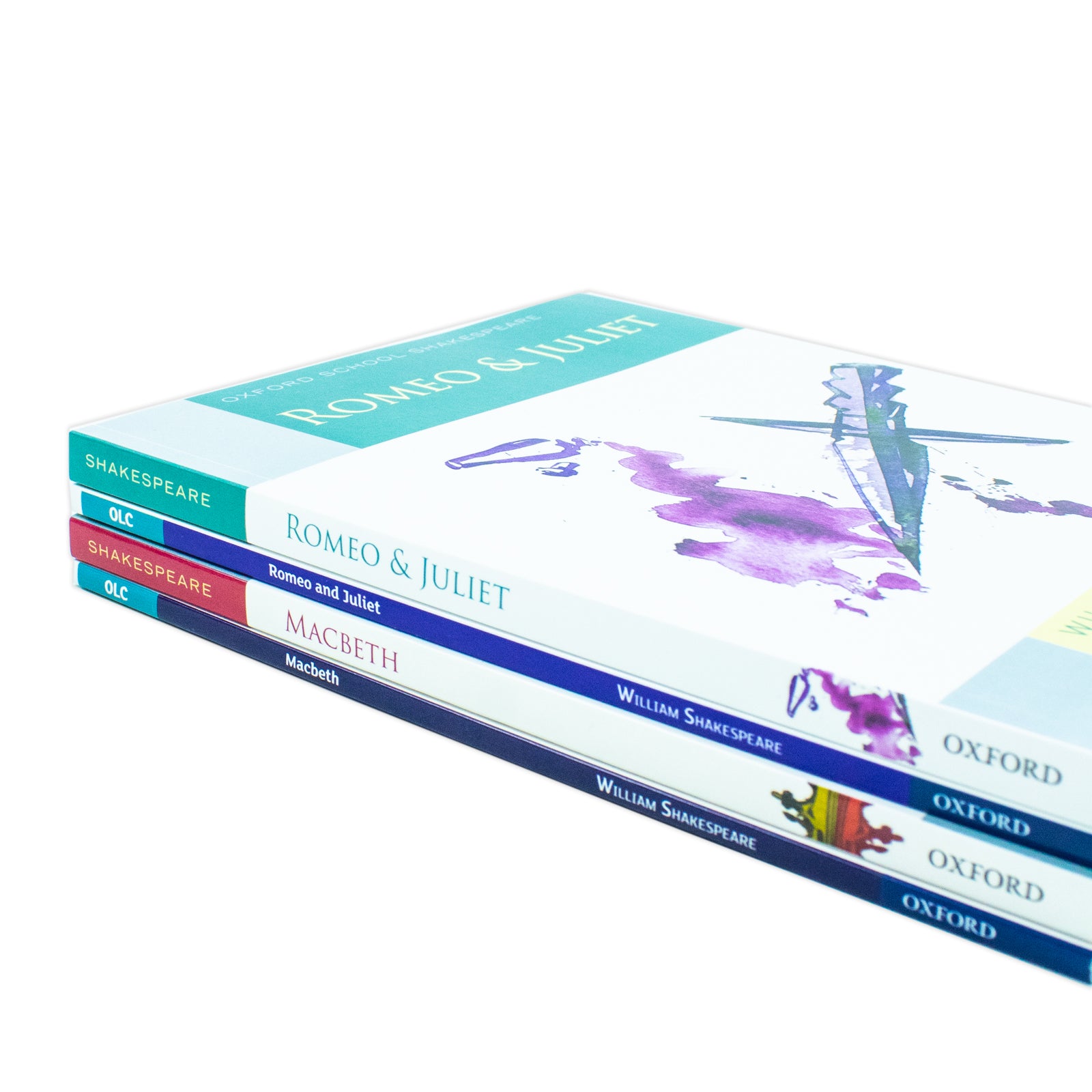 Oxford School William Shakespeare 4 Books Collection Set (Macbeth, Macbeth Oxford Literature Companions & Romeo & Juliet and Romeo & Juliet Oxford Literature Companions) - Lets Buy Books