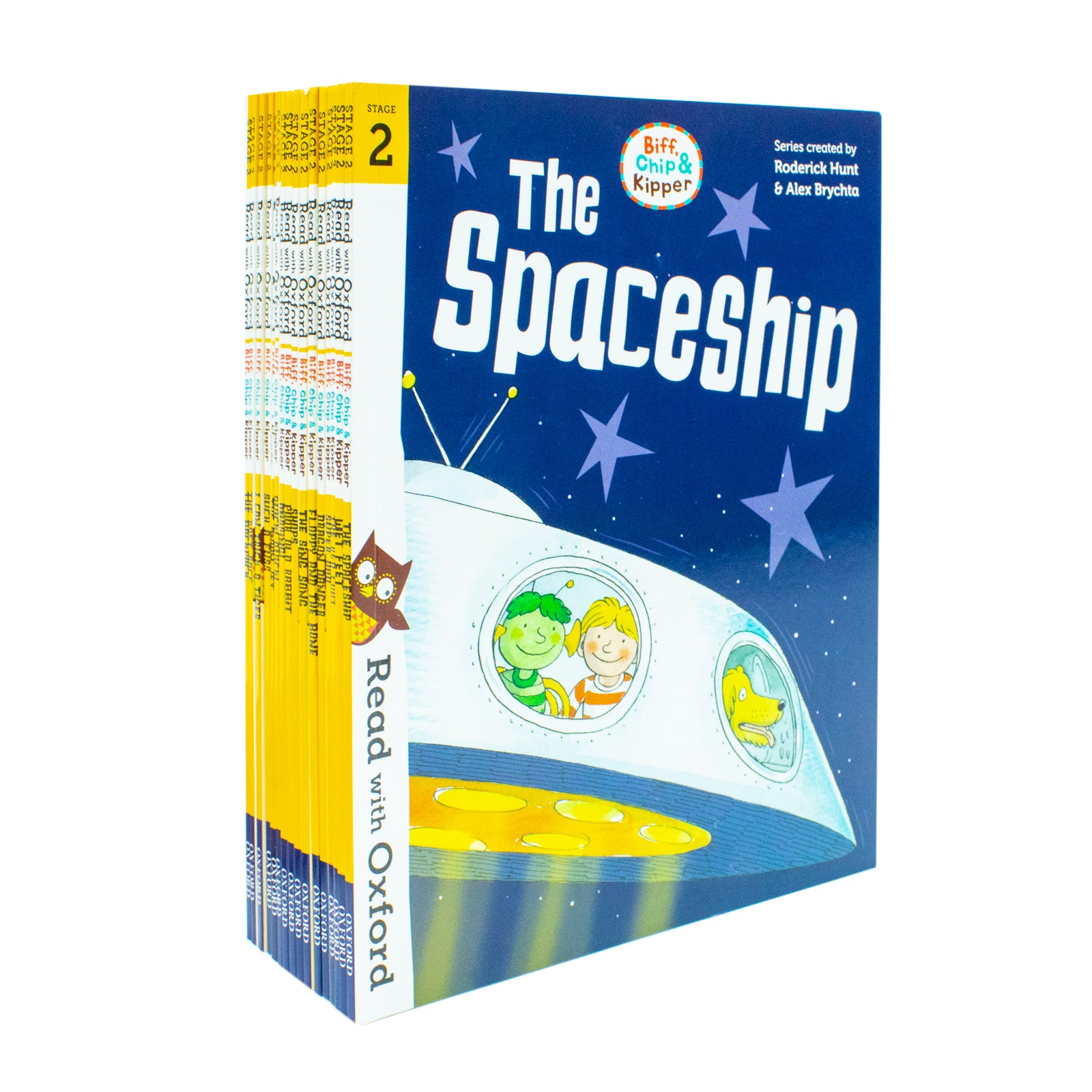 Biff, Chip and Kipper Level Stage 2 Read with Oxford: 4+: 16 Books Collection Set - Lets Buy Books