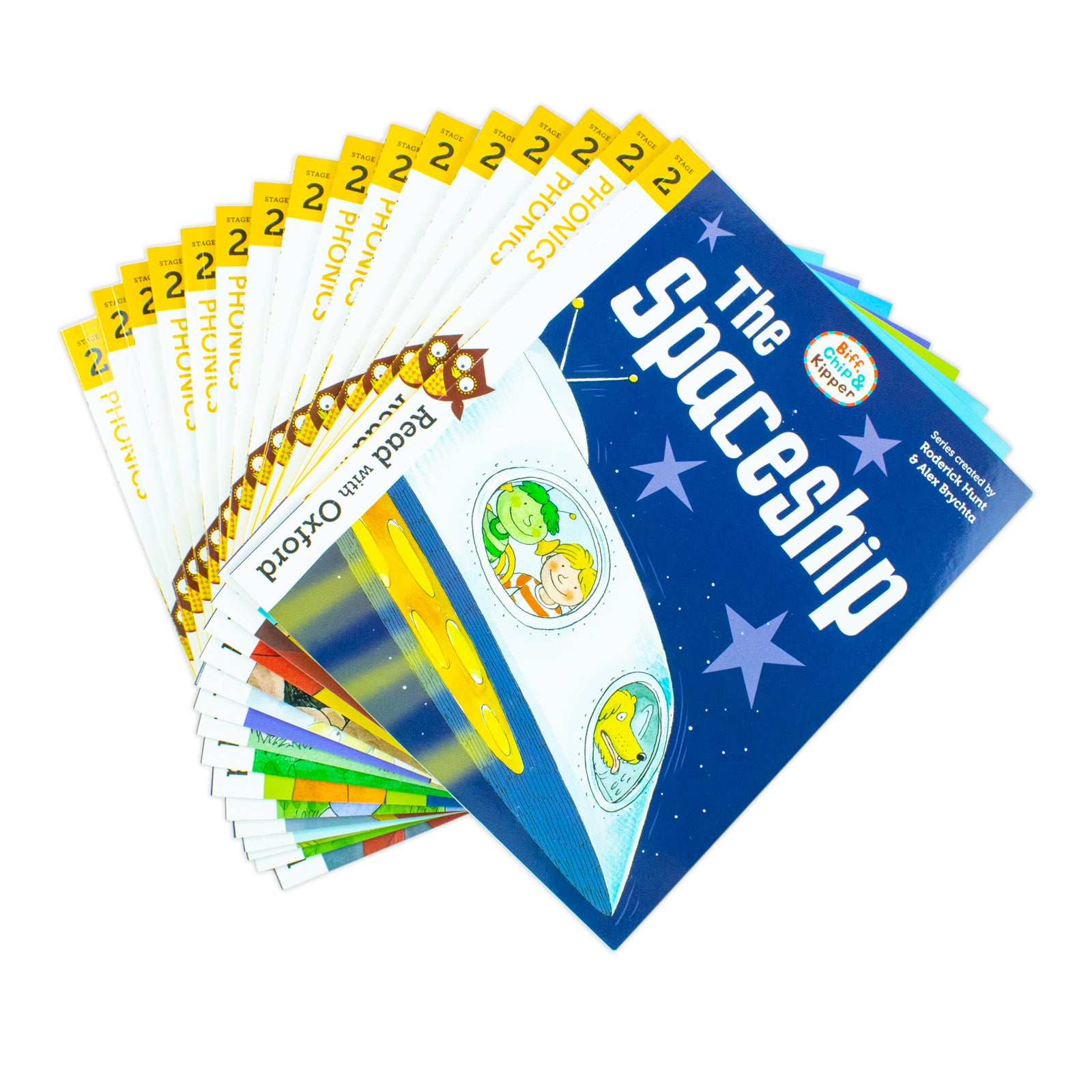 Biff, Chip and Kipper Level Stage 2 Read with Oxford: 4+: 16 Books Collection Set - Lets Buy Books