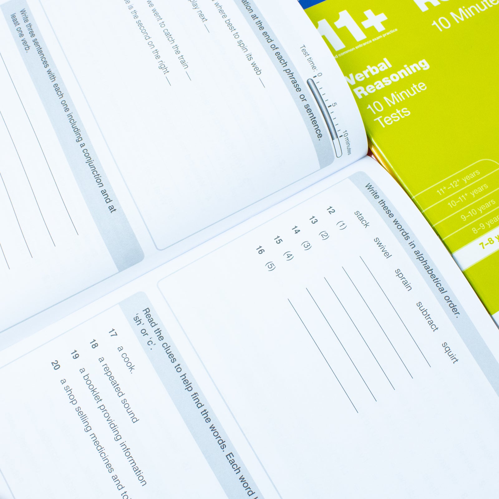 Bond 11+: 10 Minute Tests ,7-8 years Bundle: English, Maths, Non-verbal Reasoning - Lets Buy Books