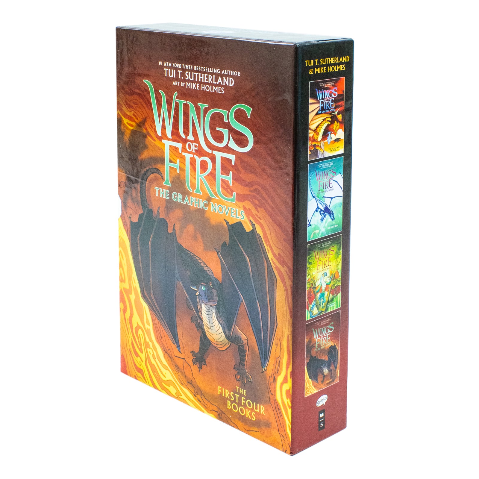 Wings of Fire Graphix Novels 1-4 Books Collection Box Set By Tui T. Sutherland - Lets Buy Books