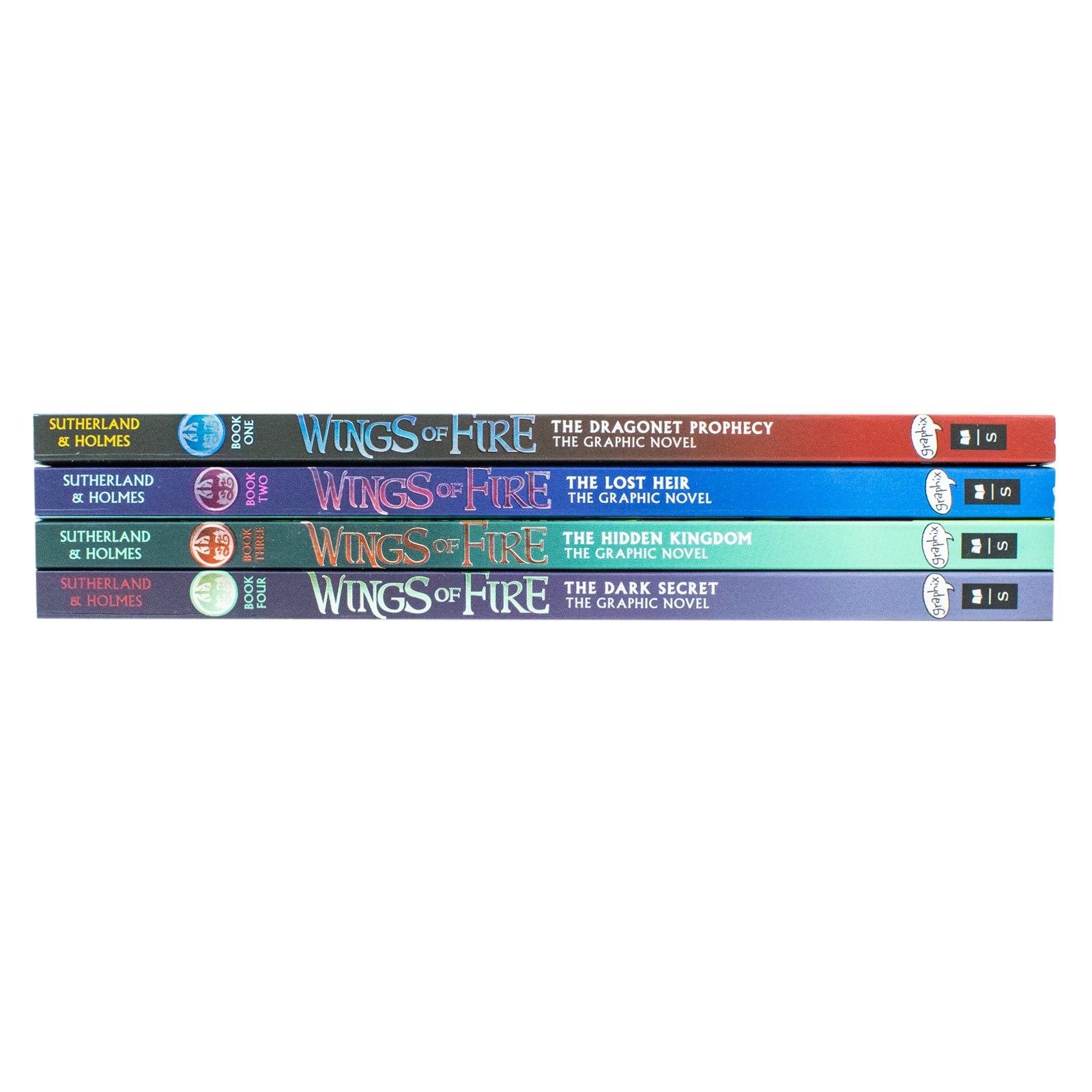 Wings of Fire Graphix Novels 1-4 Books Collection Box Set By Tui T. Sutherland - Lets Buy Books