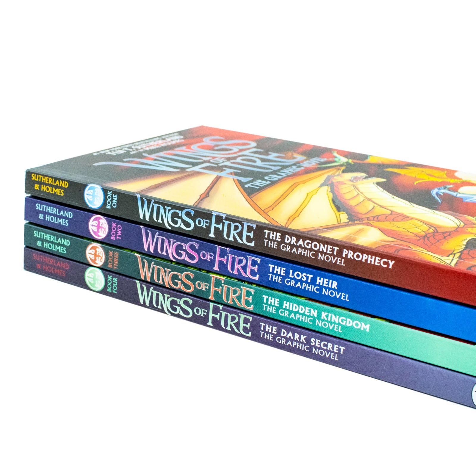 Wings of Fire Graphix Novels 1-4 Books Collection Box Set By Tui T. Sutherland - Lets Buy Books
