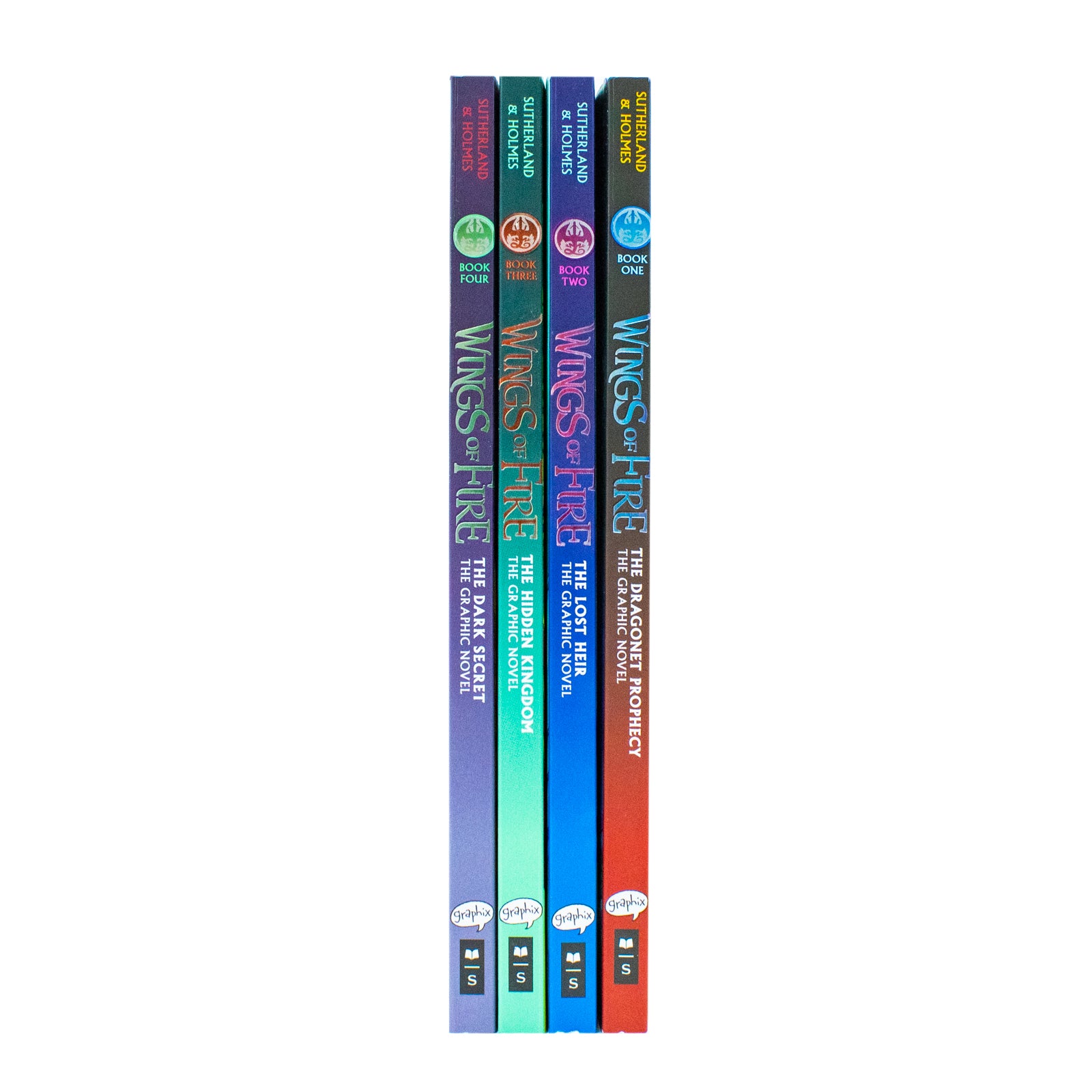 Wings of Fire Graphix Novels 1-4 Books Collection Box Set By Tui T. Sutherland - Lets Buy Books