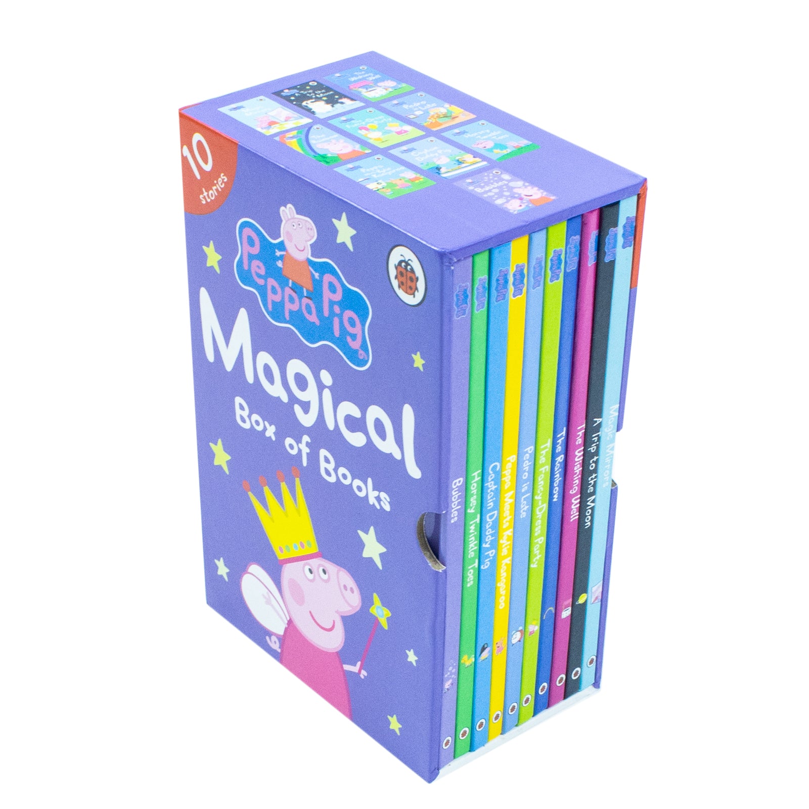 Peppa Pig Peppas Magical Box of Books 10 Stories Collection Set - Lets Buy Books