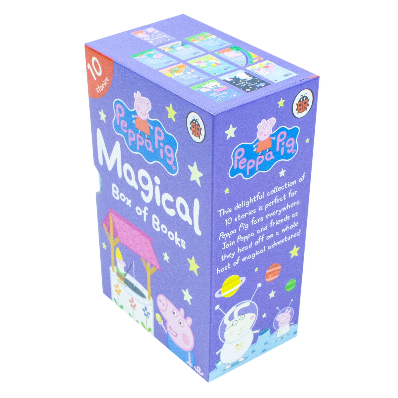 Peppa Pig Peppas Magical Box of Books 10 Stories Collection Set - Lets Buy Books