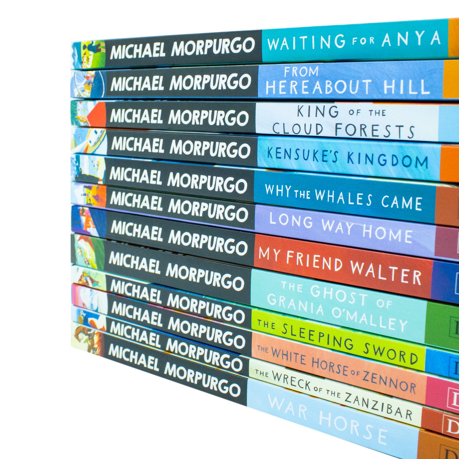 Michael Morpurgo 12 Books Collection Set (Waiting for Anya, Long Way Home) Paperback - Lets Buy Books