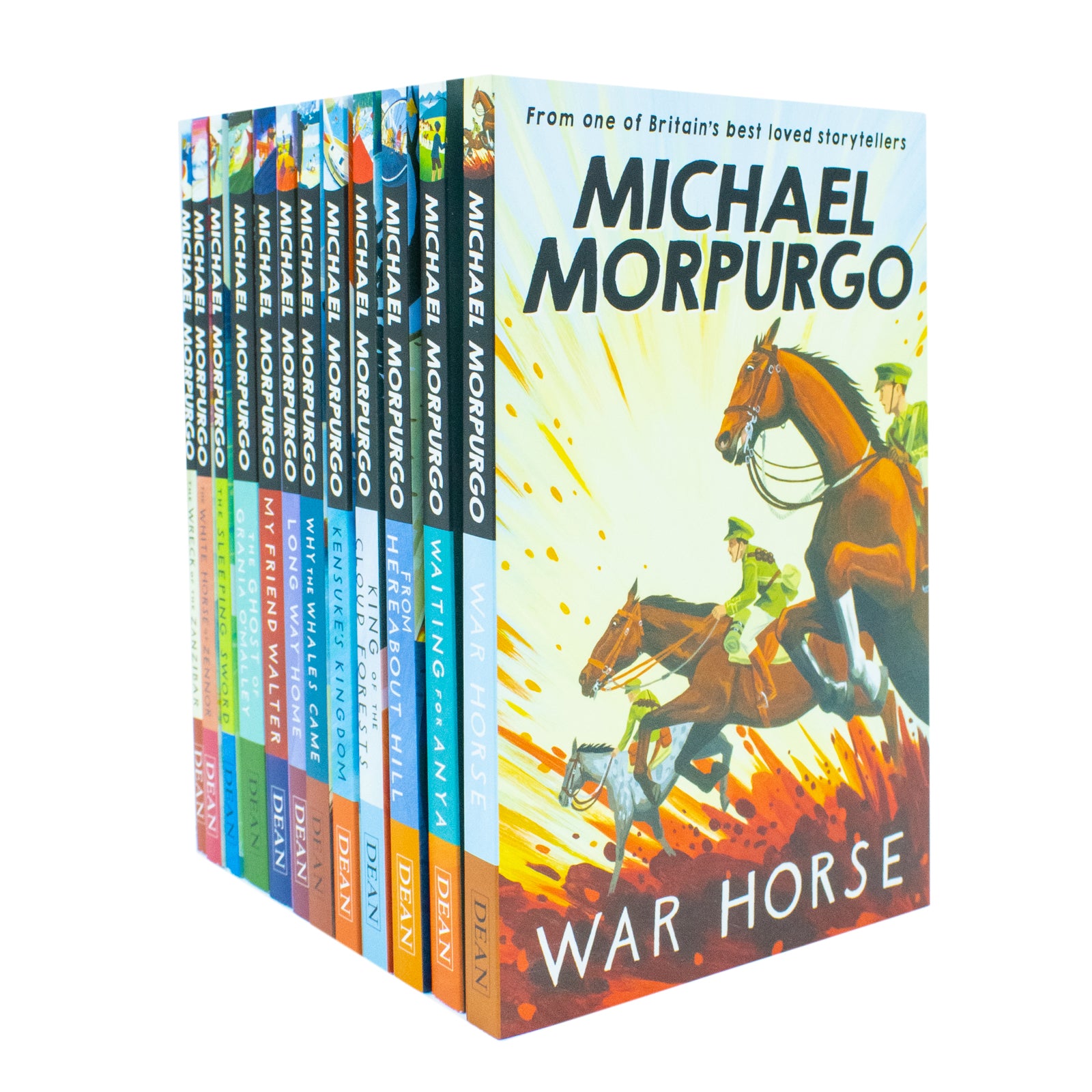 Michael Morpurgo 12 Books Collection Set (Waiting for Anya, Long Way Home) Paperback - Lets Buy Books