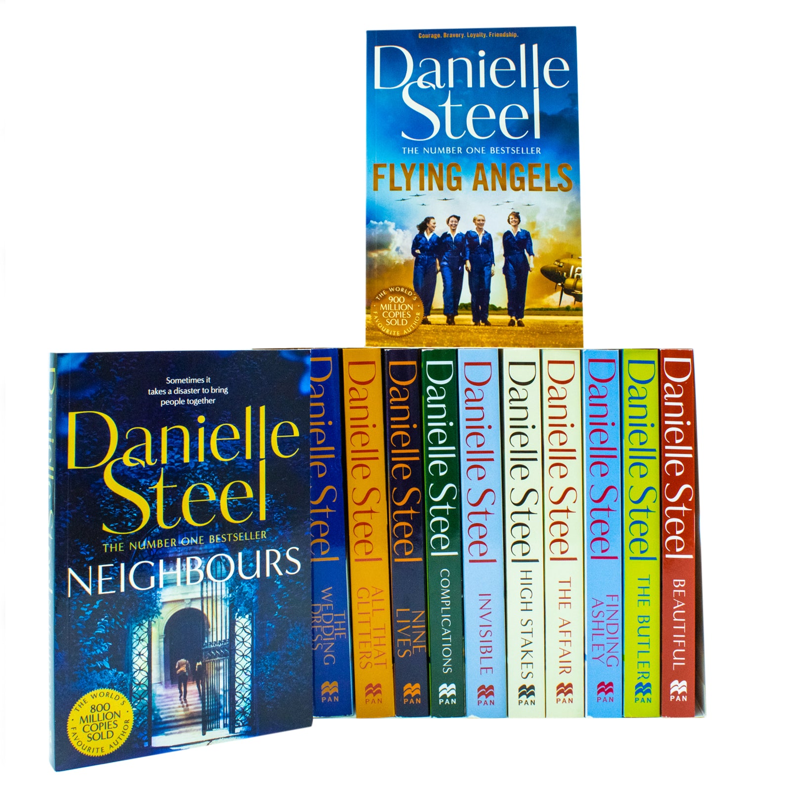 Danielle Steel Collection 12 Books Box Set Wedding Dress, All That Glitters, Neighbours, Nine Lives - Lets Buy Books