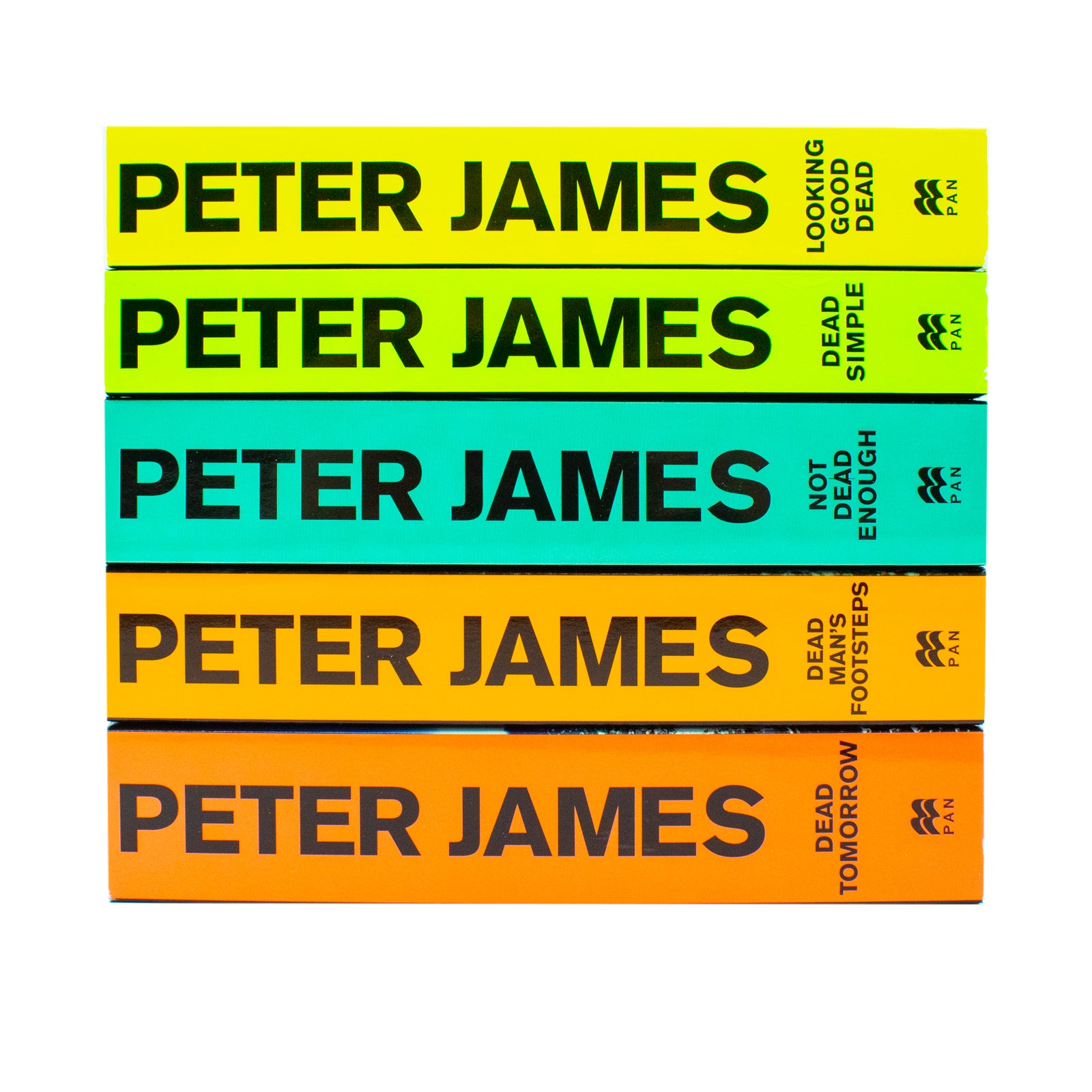 Roy Grace Series Books 1-5 Collection Set by Peter James (Dead Simple, Looking Good Dead, Not Dead Enough, Dead Man's Footsteps, Dead Tomorrow) - Lets Buy Books