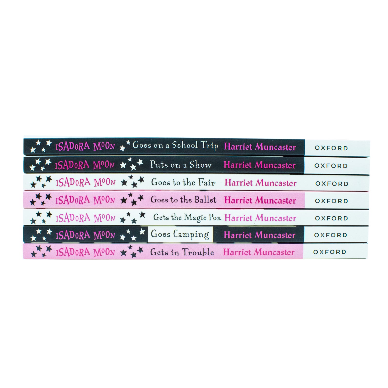 Isadora Moon Series 7 Books Collection Set by Harriet (Goes Camping, Goes on a School Trip) by Harriet Muncaster