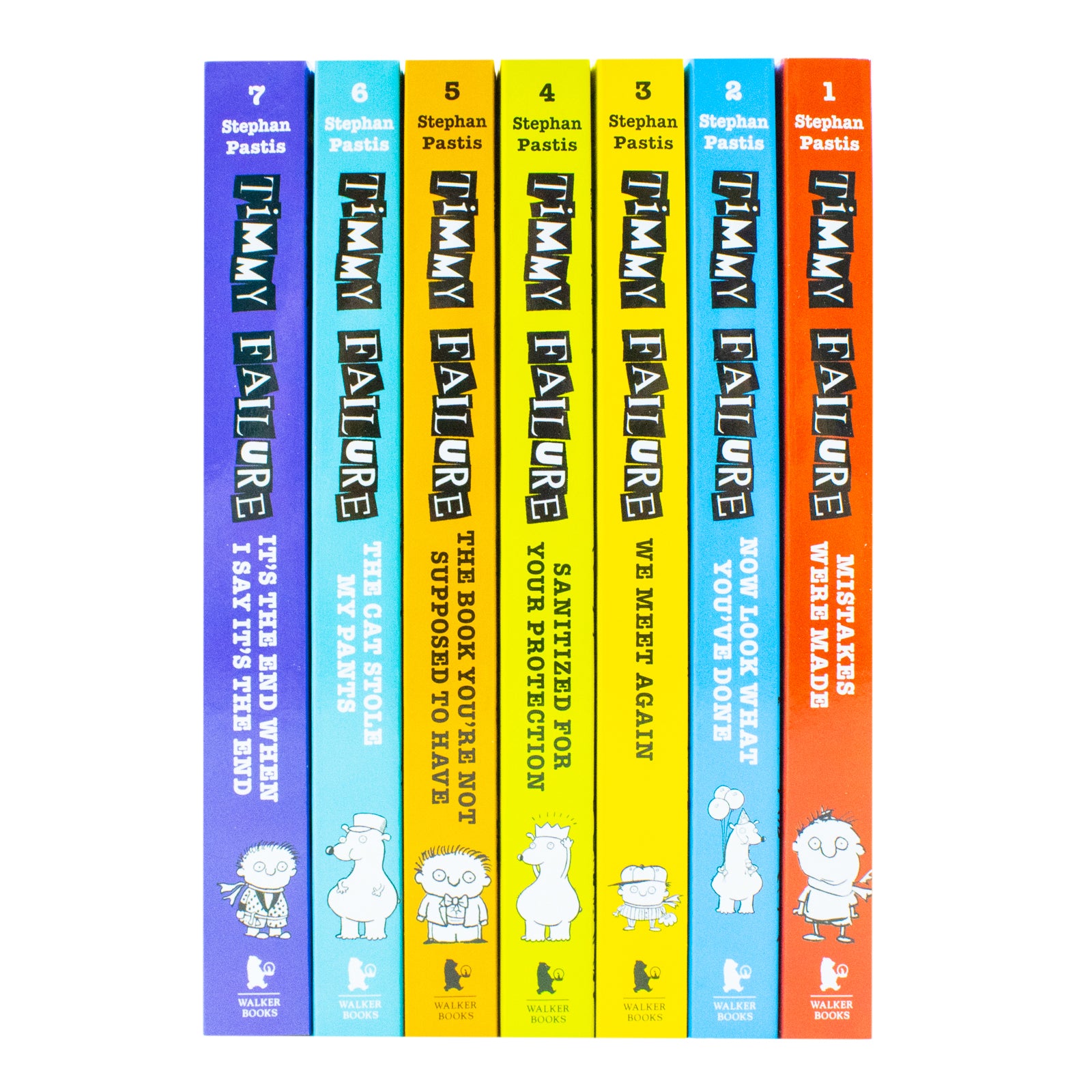 Timmy Failure Series Stephan Pastis Collection 7 Books Set (Now Look What You've Done) - Lets Buy Books