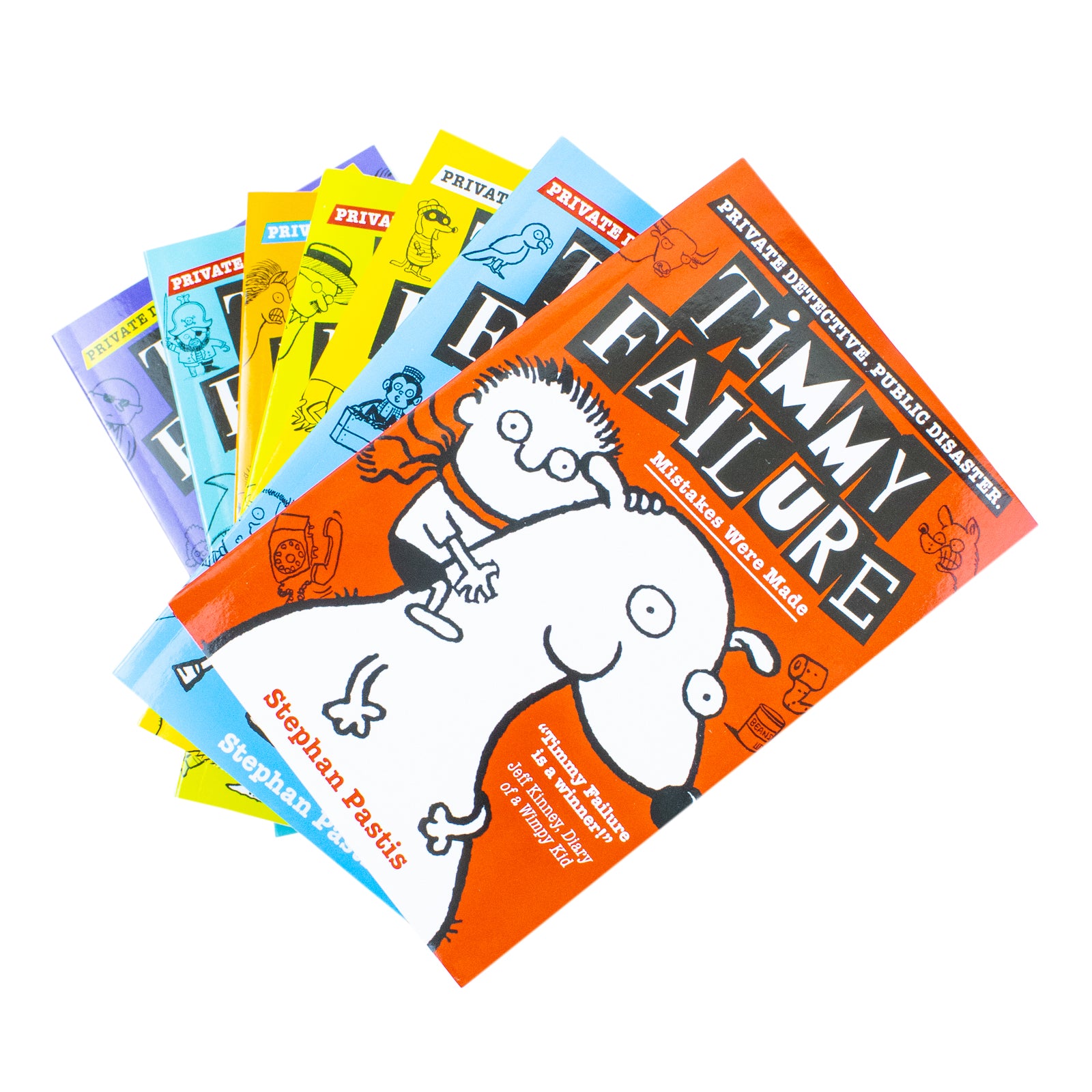 Timmy Failure Series Stephan Pastis Collection 7 Books Set (Now Look What You've Done) - Lets Buy Books