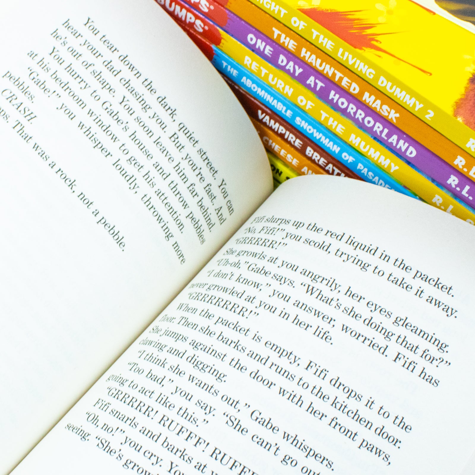 Goosebumps The Classic Series 10 Books Collection (Set 1) by R. L. Stine Haunted Car, Werewolf of Fever Swamp - Lets Buy Books