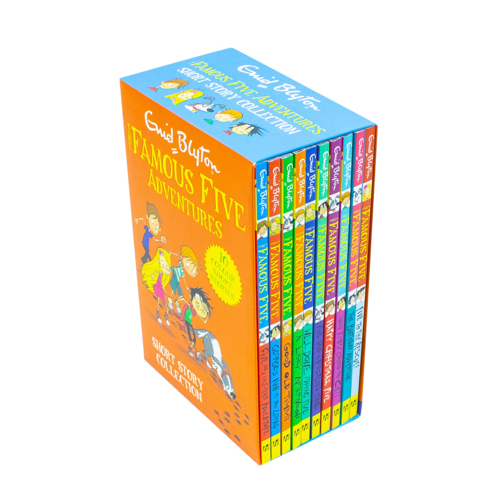 The Famous Five Adventures Short Story Collection 10 Books Box Set By Enid Blyton - Lets Buy Books