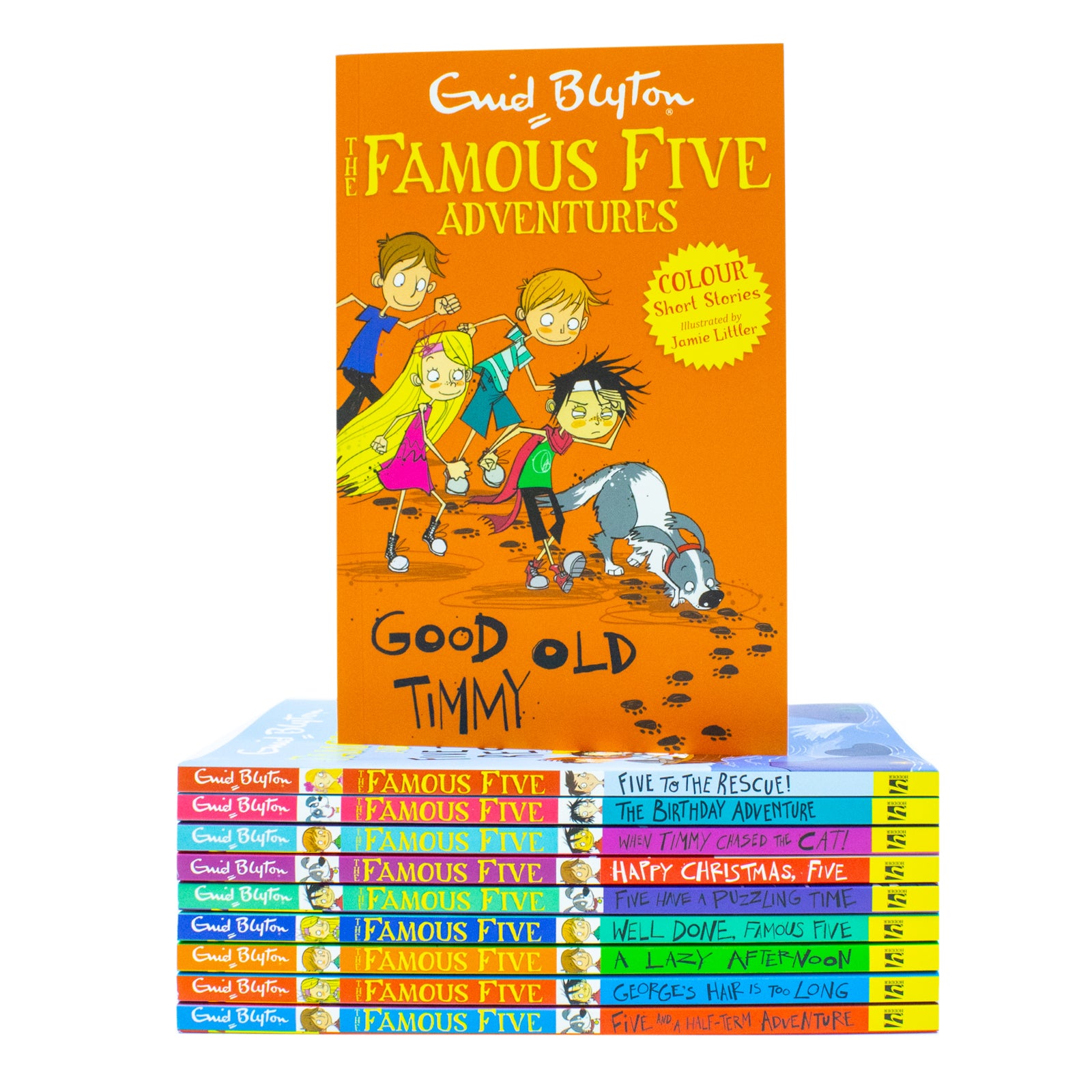 The Famous Five Adventures Short Story Collection 10 Books Box Set By Enid Blyton - Lets Buy Books