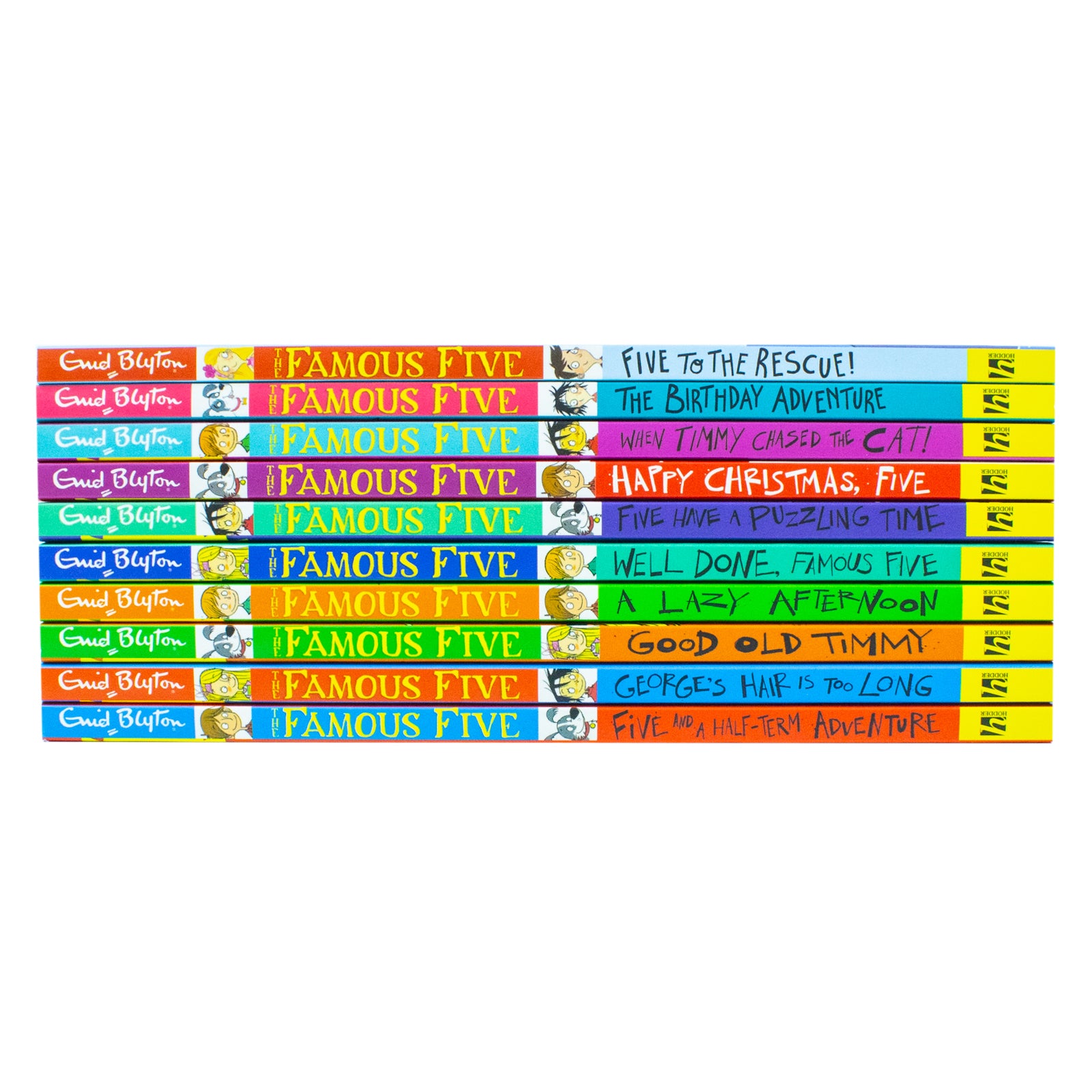 The Famous Five Adventures Short Story Collection 10 Books Box Set By Enid Blyton - Lets Buy Books