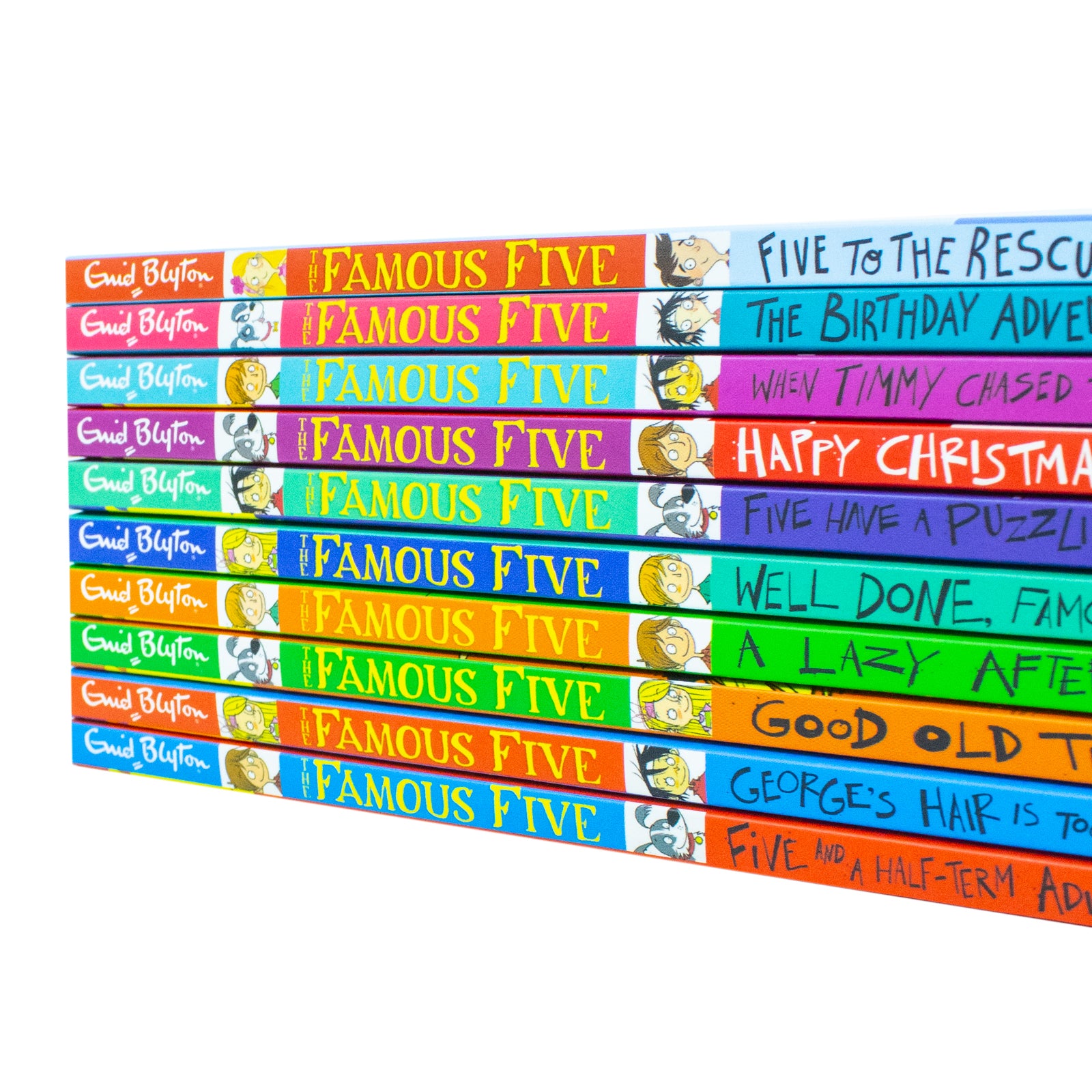 The Famous Five Adventures Short Story Collection 10 Books Box Set By Enid Blyton - Lets Buy Books